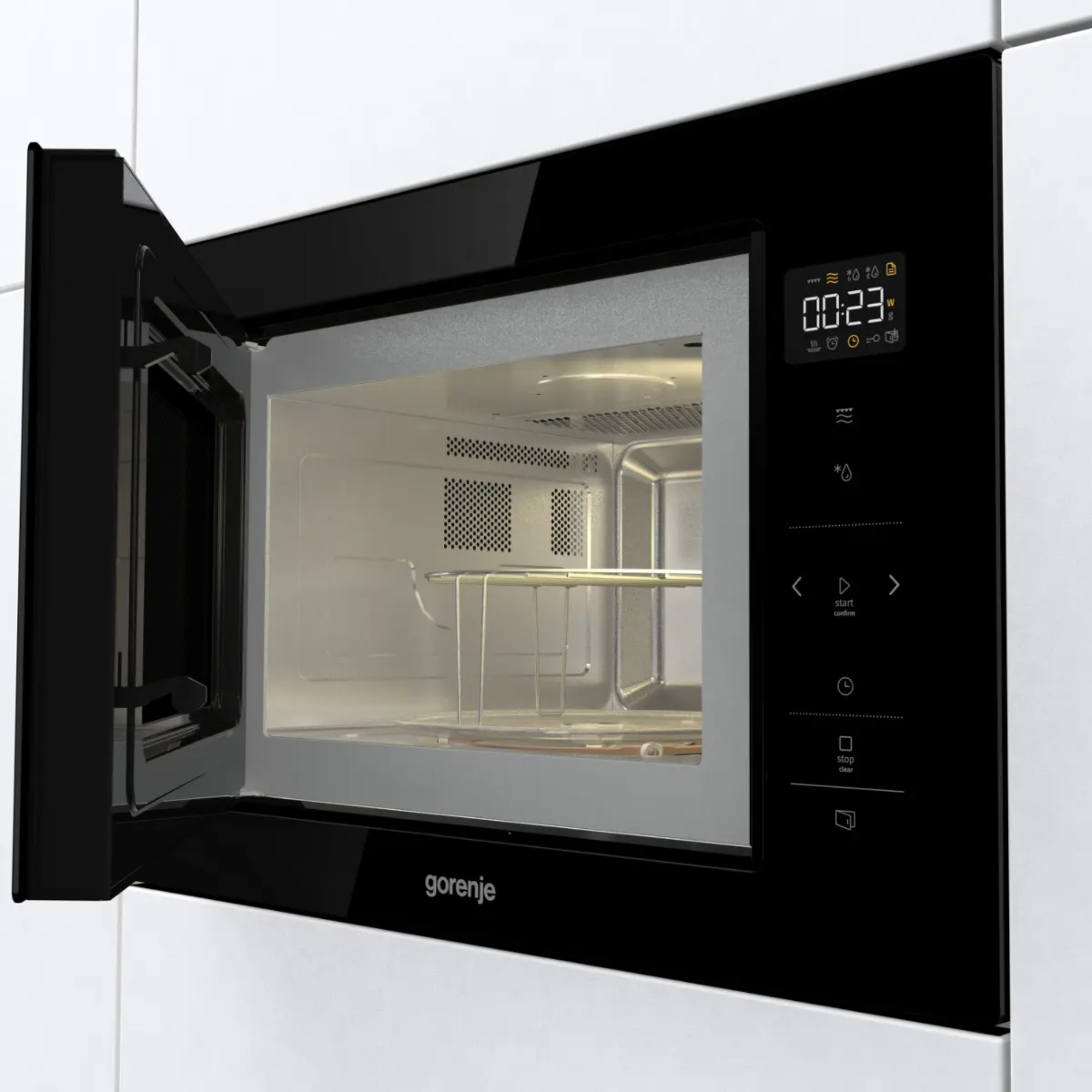 Микроволновая печь встраиваемая Gorenje BM251SG2BG, черный в TehnoAdept