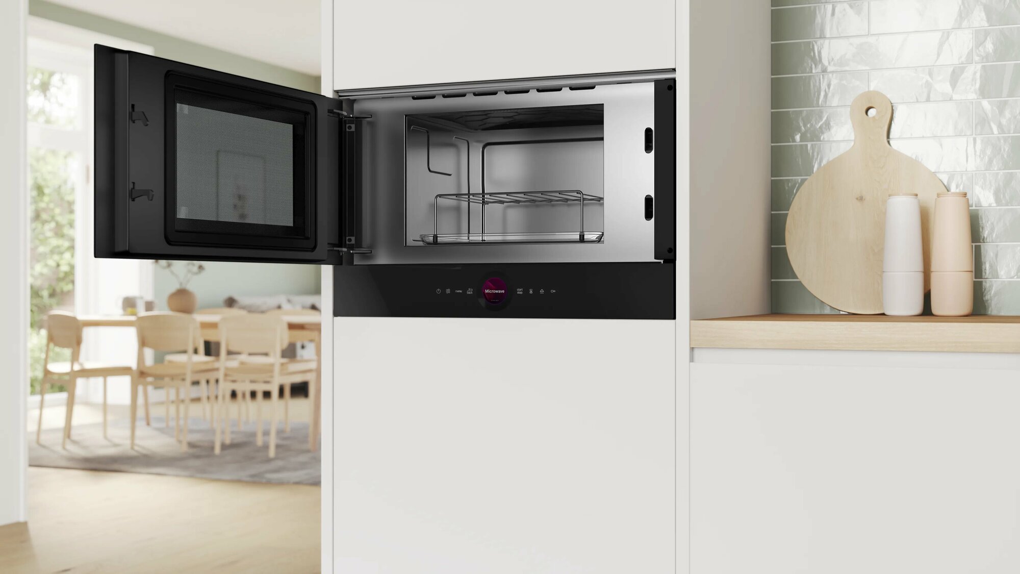Микроволновая печь встраиваемая Bosch BEL7321B1, черный в TehnoAdept