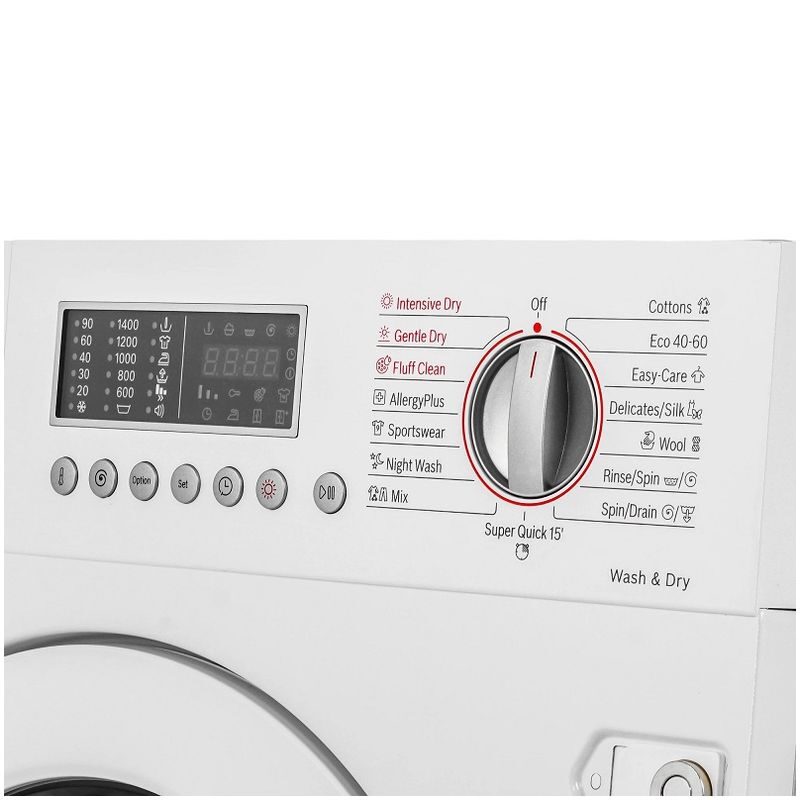 Стирально-сушильная машина встраиваемая Bosch WKD28543EU, белый в TehnoAdept