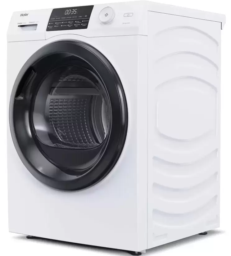 Стирально-сушильная машина Haier 959 (HW90-BP14959 + HD90-A2959 + соединит.элемент), белый в TehnoAdept