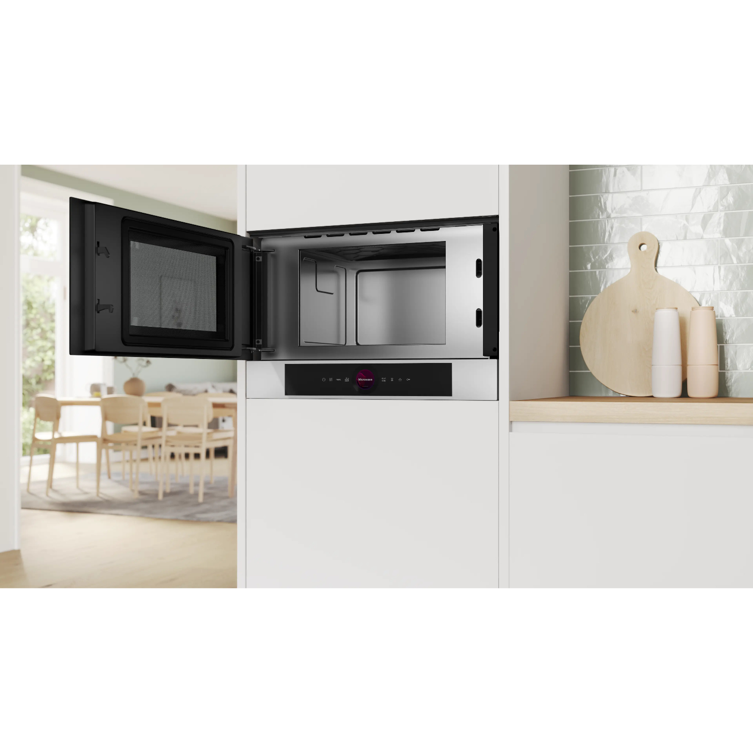 Микроволновая печь встраиваемая Bosch BFL7221W1, белый в TehnoAdept