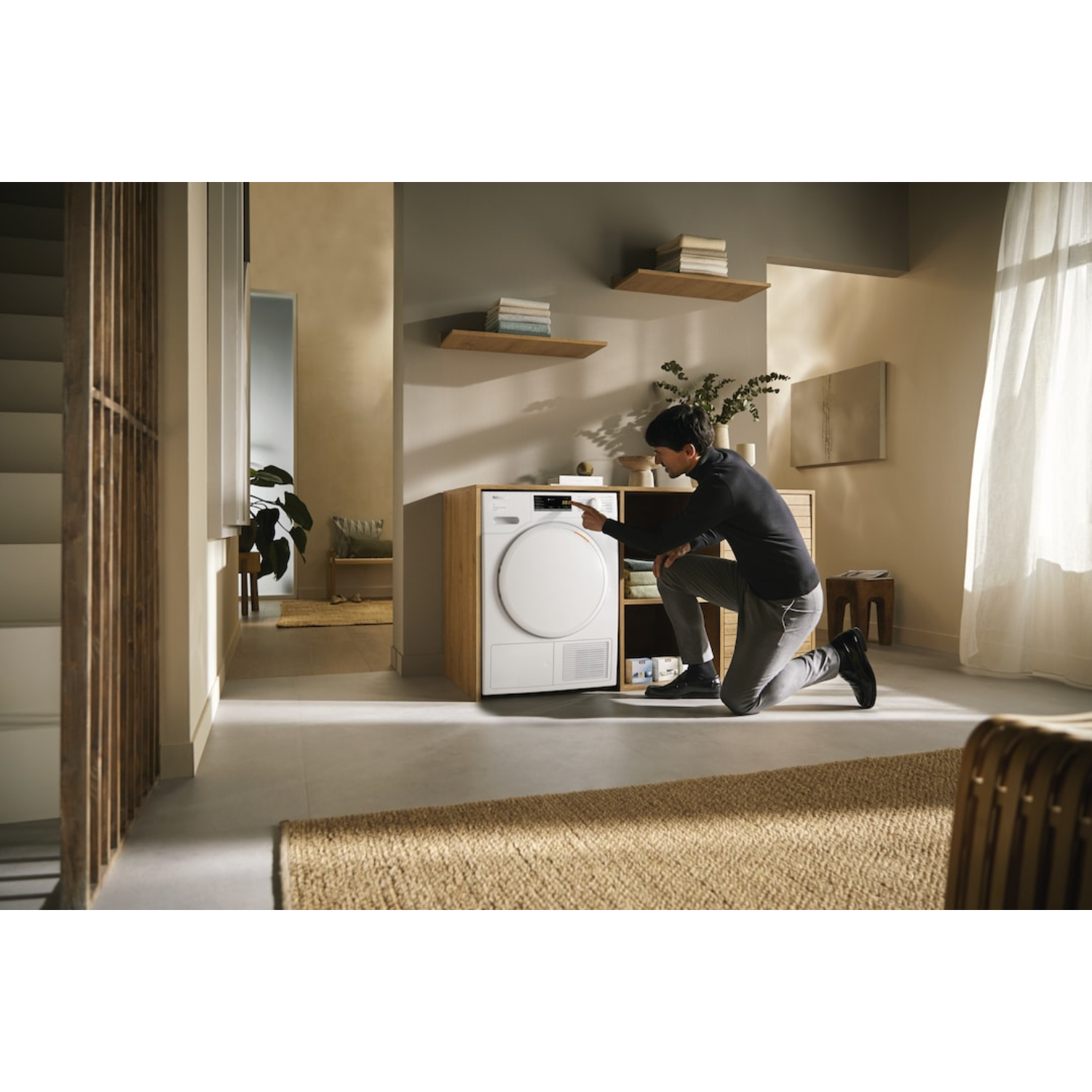 Сушильная машина Miele TWA520WP 8kg Active LOWE Lotus White, белый лотос в TehnoAdept