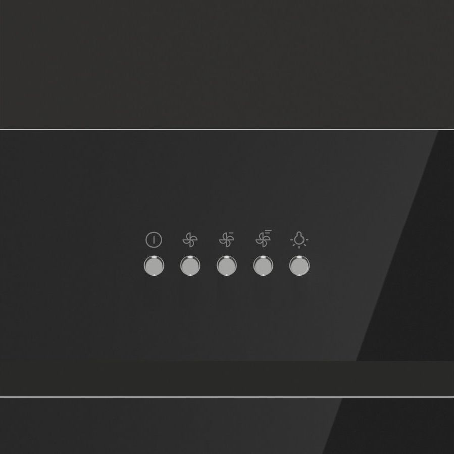 Вытяжка наклонная Gorenje WHI626E6B, черный в TehnoAdept