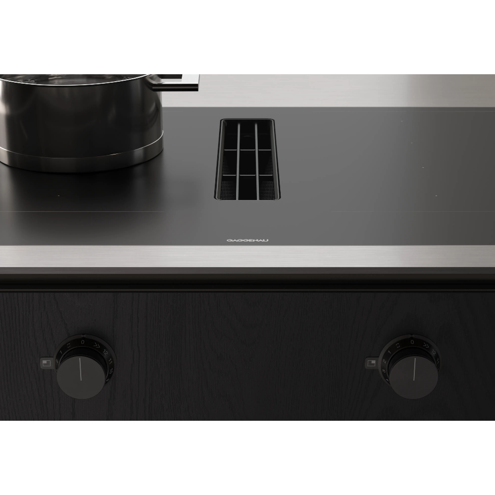Варочная панель индукционная с вытяжкой Gaggenau CV492105M, черный в TehnoAdept