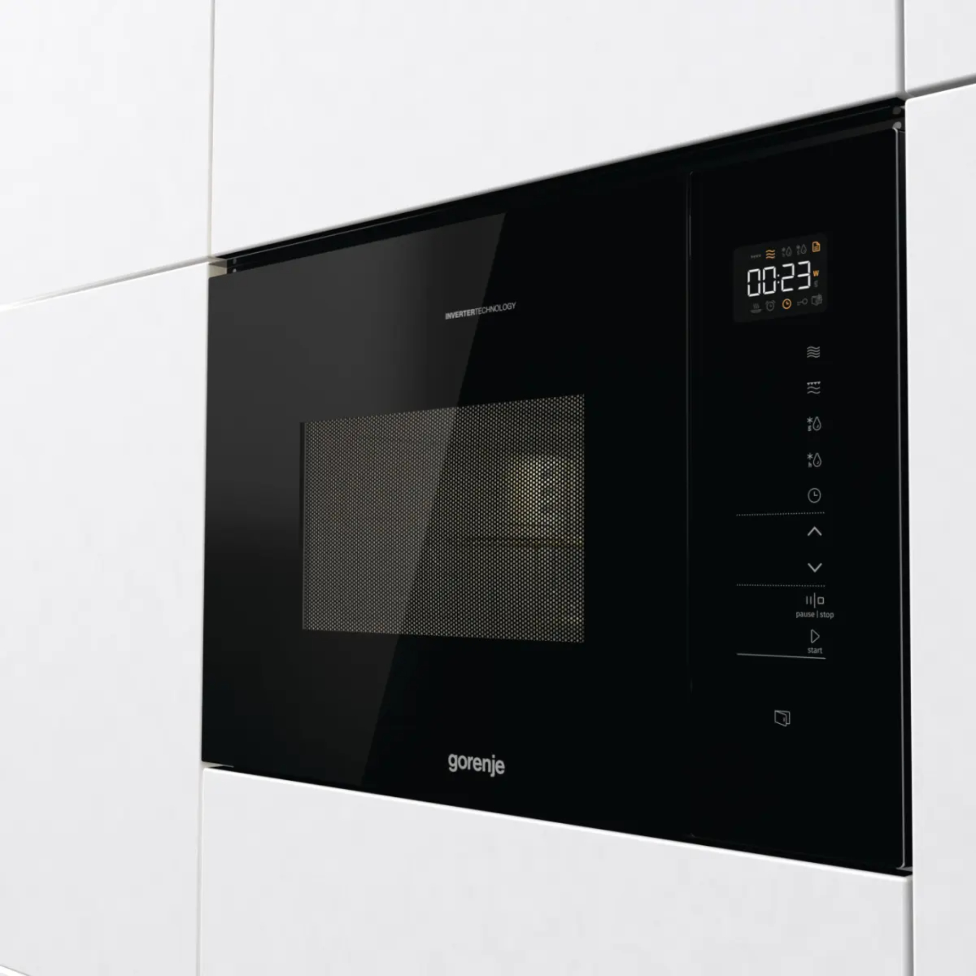Микроволновая печь встраиваемая Gorenje BMI251SG3BG, черный в TehnoAdept