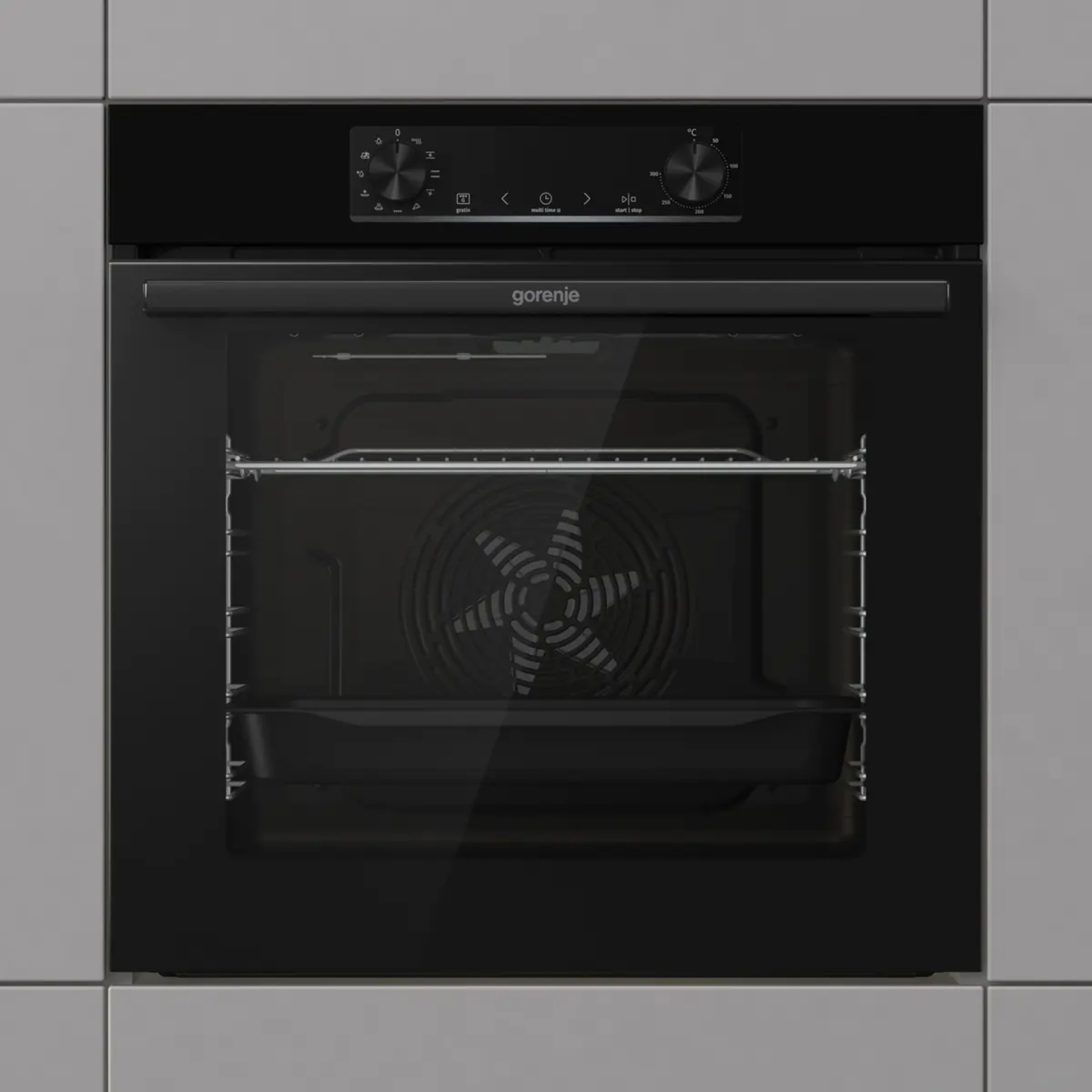 Духовой шкаф электрический Gorenje BO6735E02BKOT, черный в TehnoAdept
