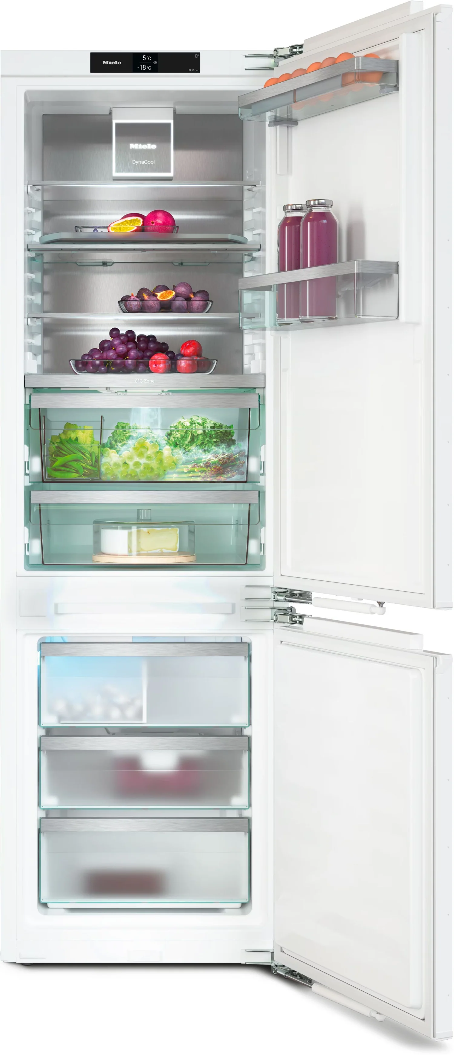 Холодильник встраиваемый Miele KFN 7795 C, белый в TehnoAdept