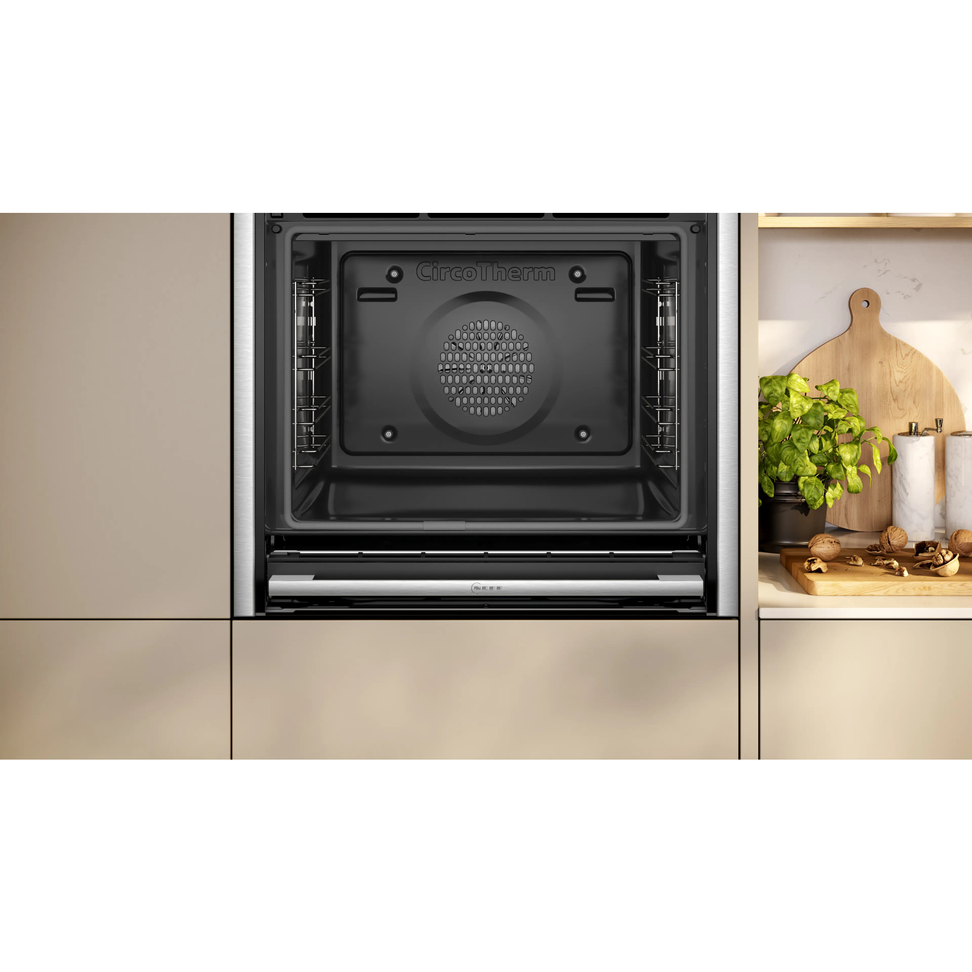 Духовой шкаф электрический Neff B64CT73N0, черный/нержавеющая сталь в TehnoAdept