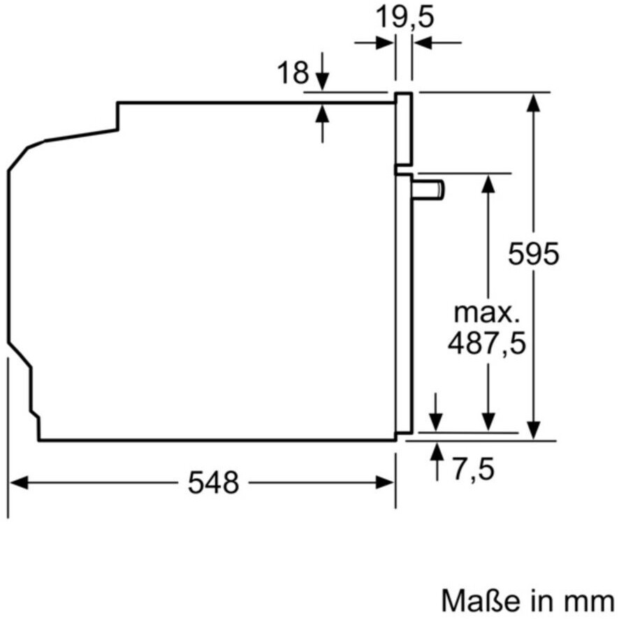 Духовой шкаф электрический Bosch HBG976MM1, матовый черный в TehnoAdept