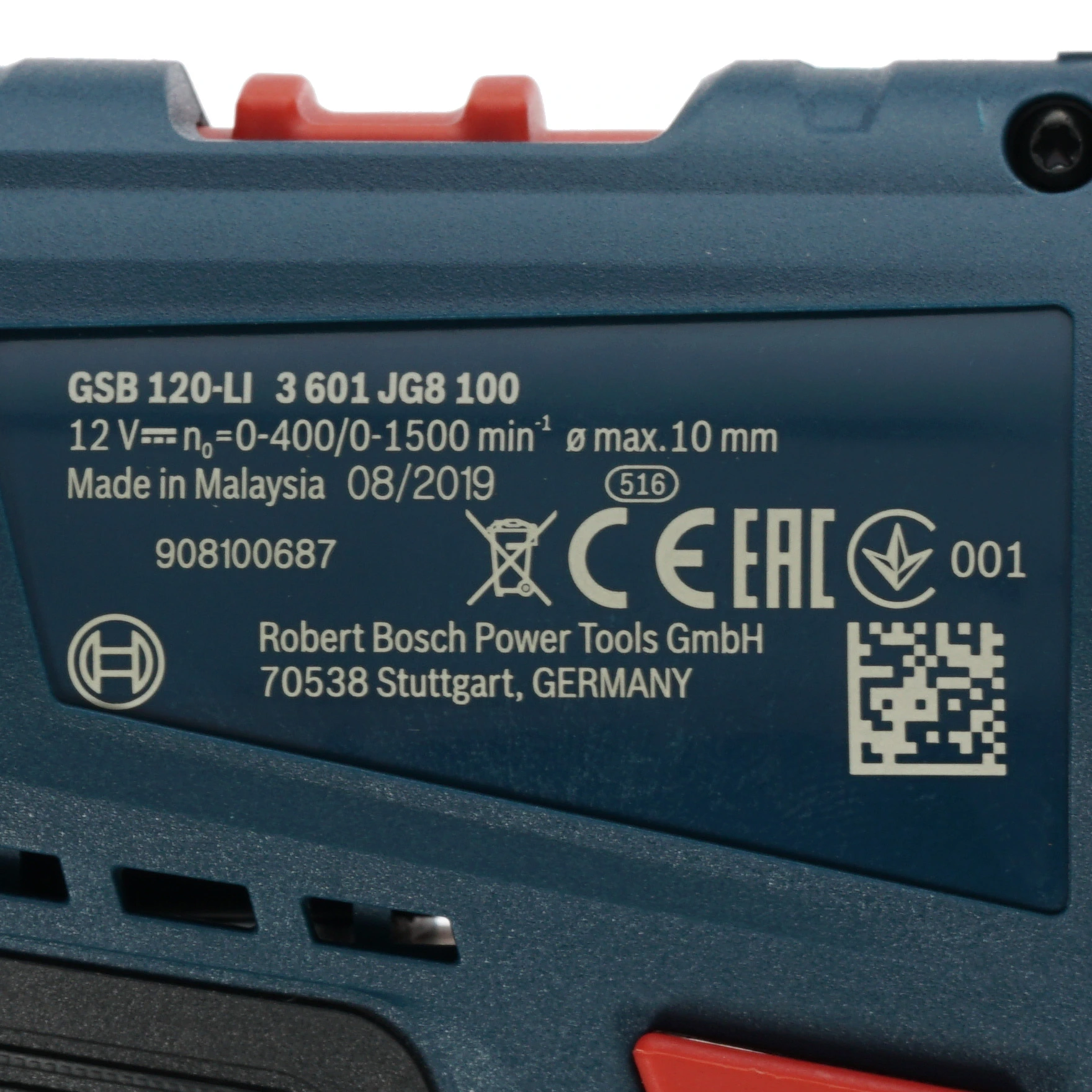Дрель-шуруповерт Bosсh GSB 120-LI 601.9G8.100 в TehnoAdept