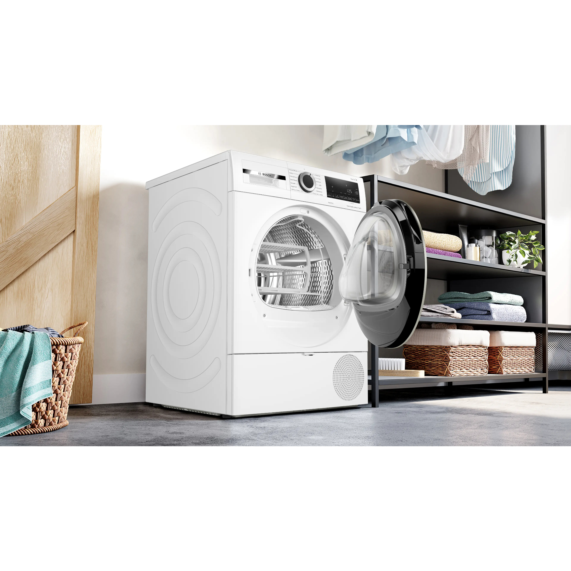 Сушильная машина Bosch WQG1417EPL, белый в TehnoAdept