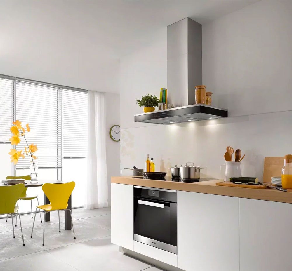 Вытяжка настенная Miele DA 6698 W Puristic Edition 6000 EDST Stainless Steel, нержавеющая сталь в TehnoAdept