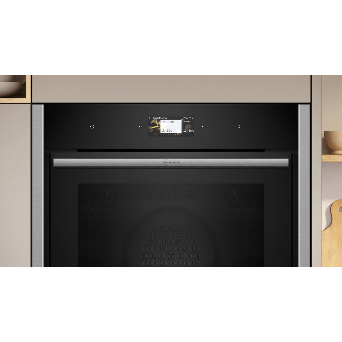 Духовой шкаф электрический Neff B64CS31N0, черный/нержавеющая сталь в TehnoAdept