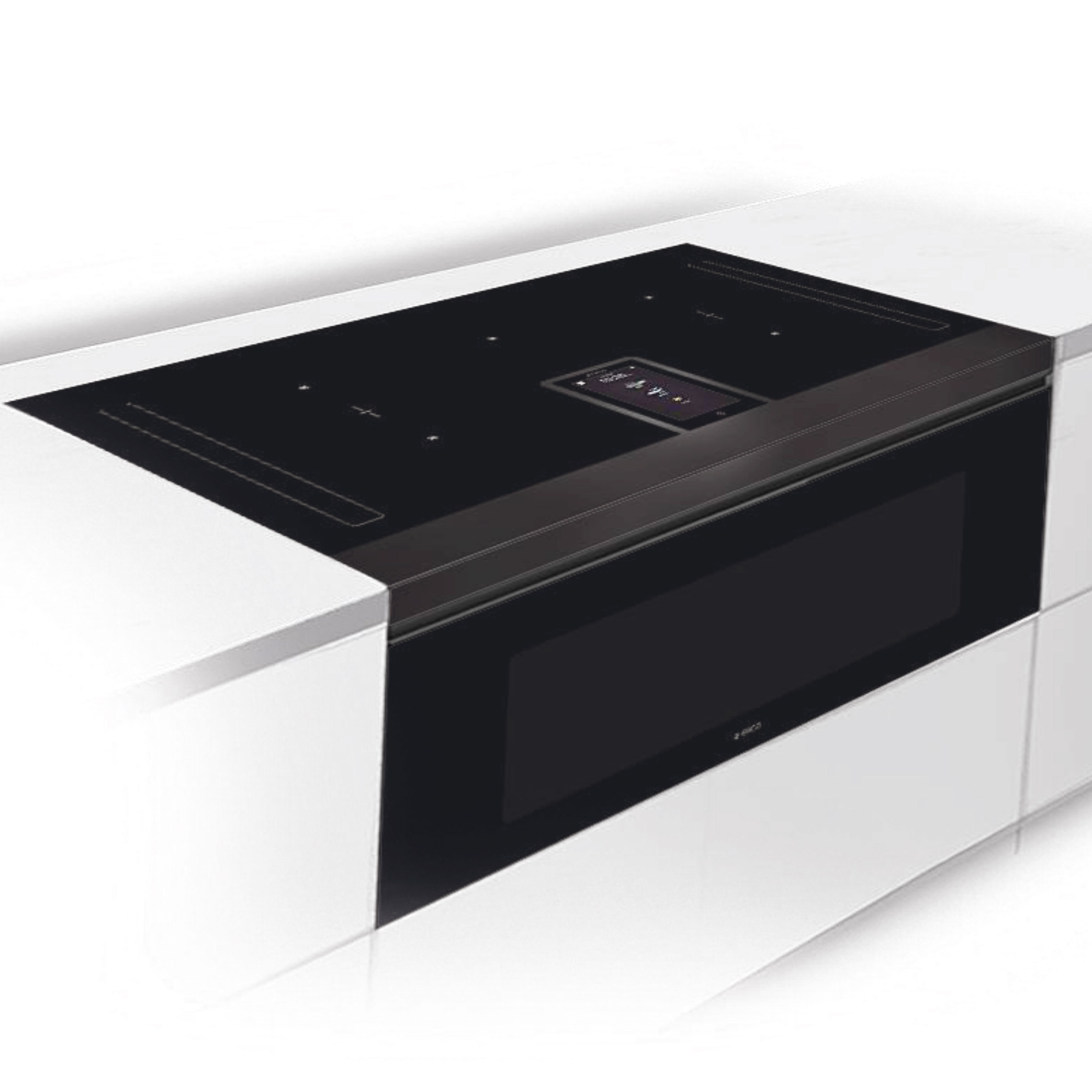 Многофункциональный кухонный модуль Elica LHOV COMBISTEAM BL/A/90 (PRF0195920), черный в TehnoAdept