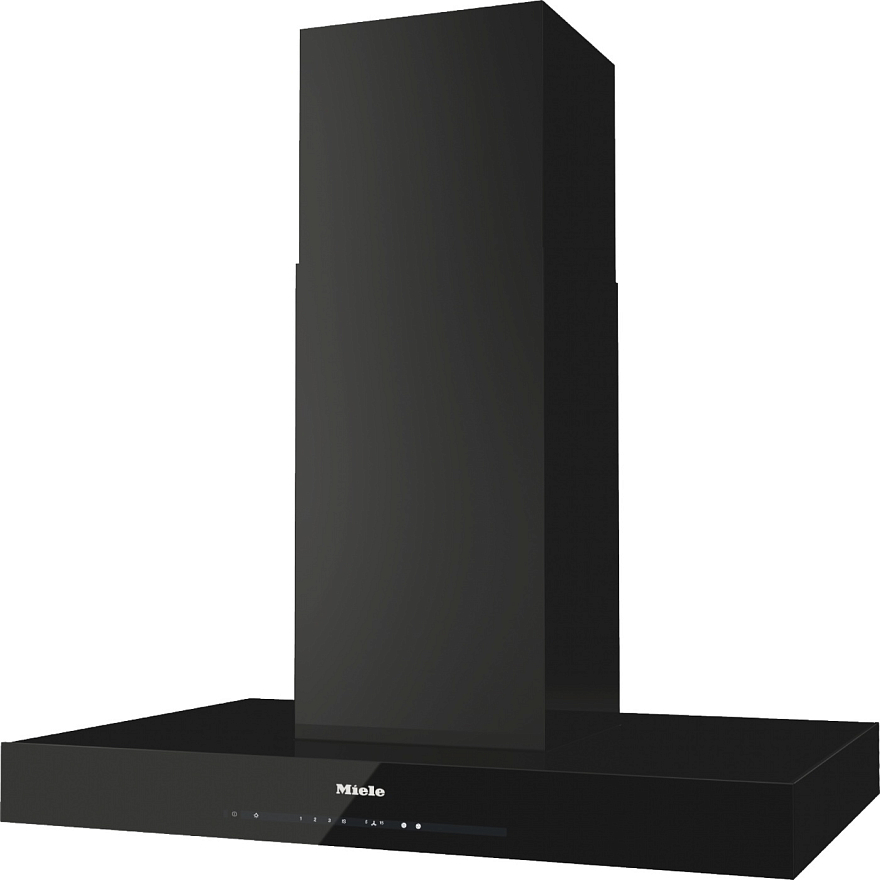 Вытяжка островная Miele DA 6698 D Puristic Version 6000 OBSW Obsidian Black, черный обсидиан в TehnoAdept