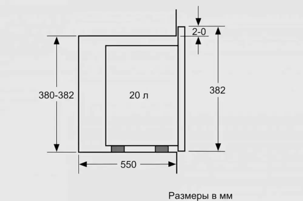 Микроволновая печь встраиваемая Bosch BFL524MB0 черный в TehnoAdept