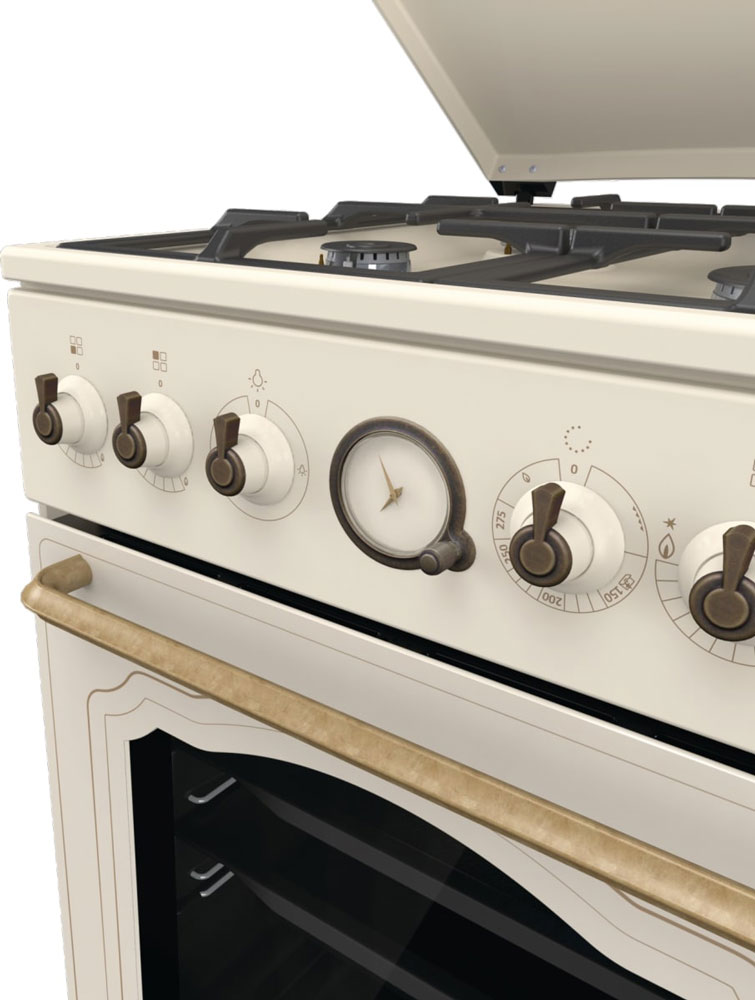 Плита газовая Gorenje GGI5BCLI, бежевый в TehnoAdept