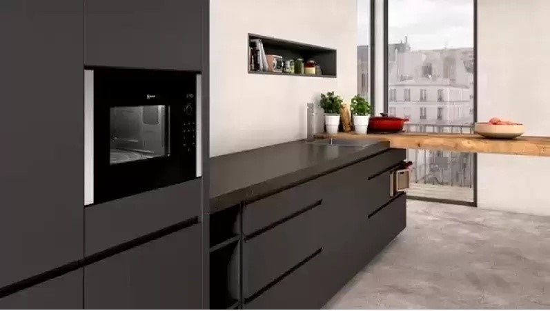 Микроволновая печь встраиваемая Neff HLAGD53G0, нержавеющая сталь/черный в TehnoAdept