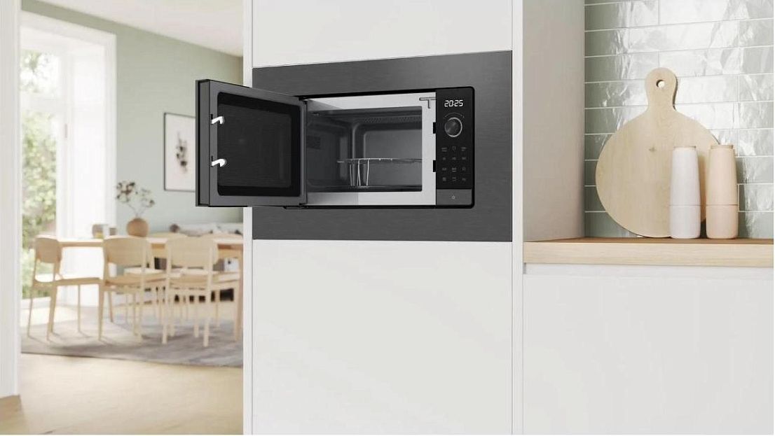 Микроволновая печь встраиваемая Bosch BEL623MD3, серый/черный в TehnoAdept