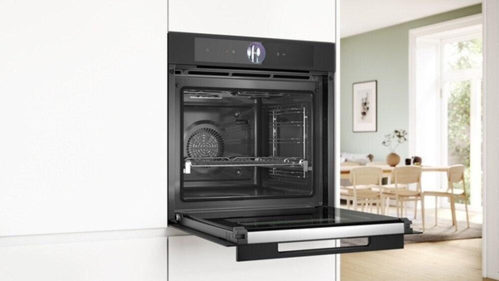 Духовой шкаф электрический Bosch HBG976MM1, матовый черный в TehnoAdept