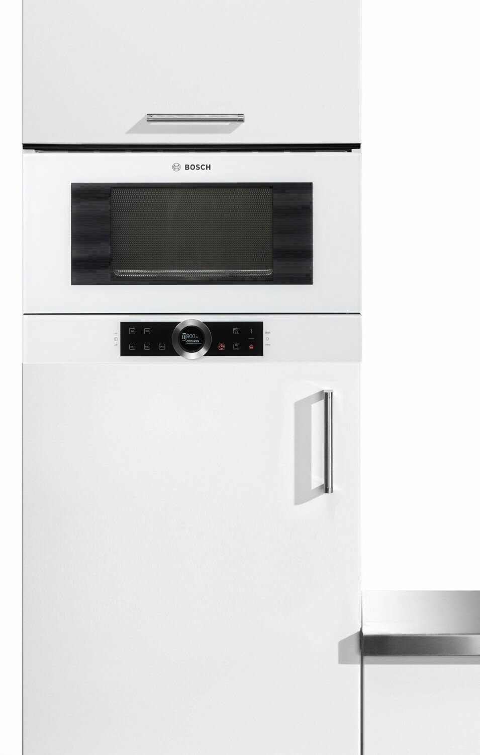 Микроволновая печь встраиваемая Bosch BFR634GW1, белый в TehnoAdept