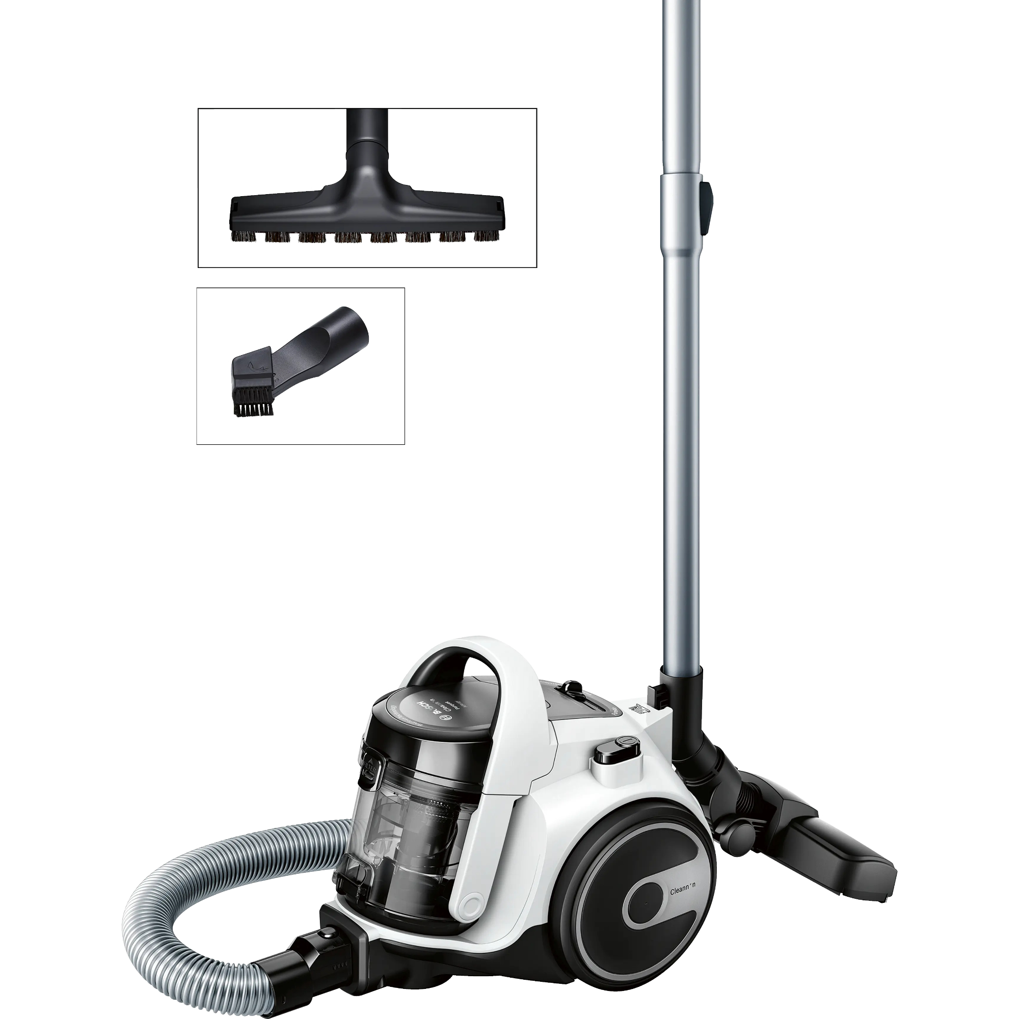 Пылесос Bosch BGS05A222, белый/черный в TehnoAdept