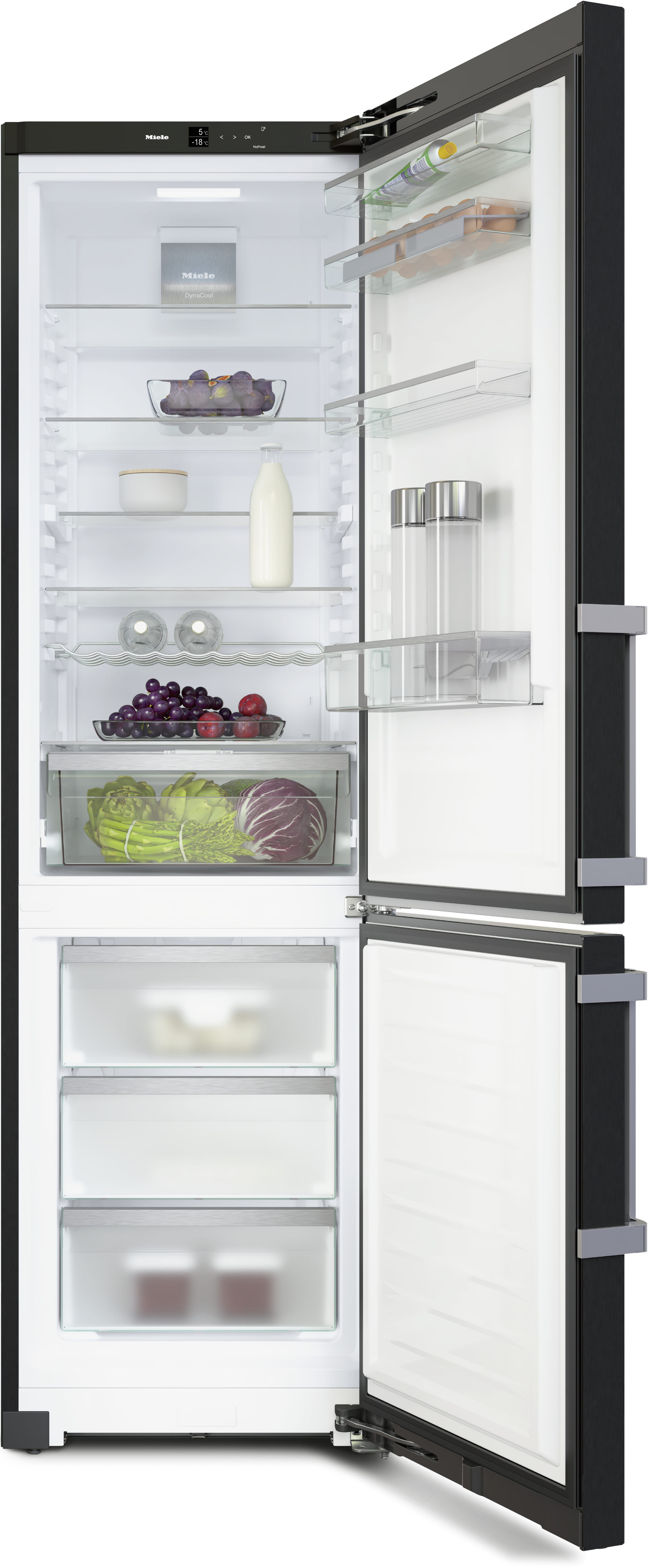 Холодильник Miele KFN 4795 AD BST Blacksteel, черная сталь в TehnoAdept