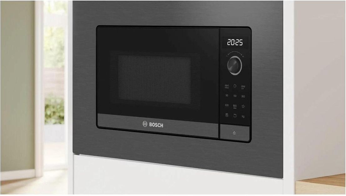 Микроволновая печь встраиваемая Bosch BEL623MD3, серый/черный в TehnoAdept