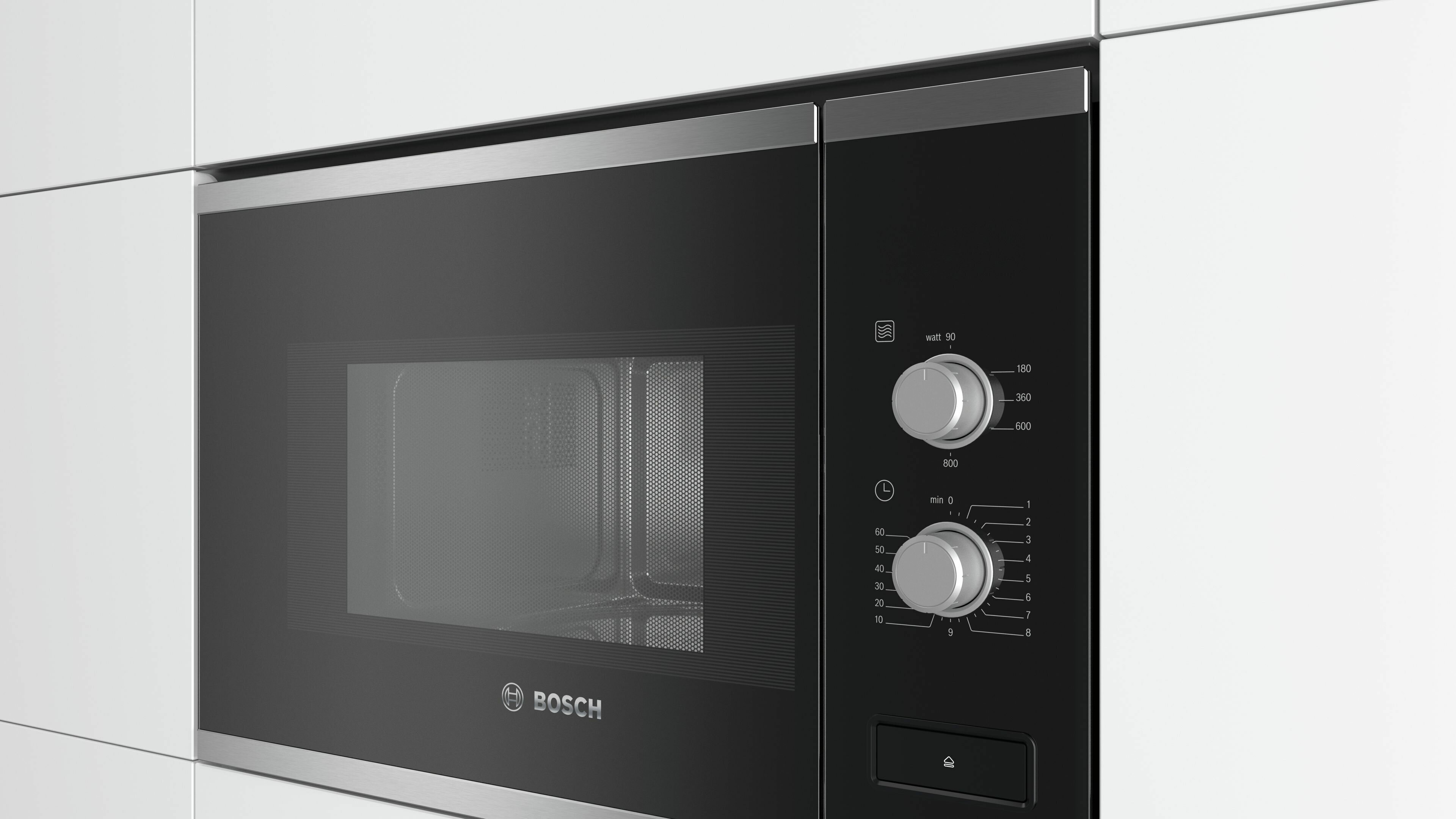 Микроволновая печь встраиваемая Bosch BFL520MS0, черный/нержавеющая сталь в TehnoAdept
