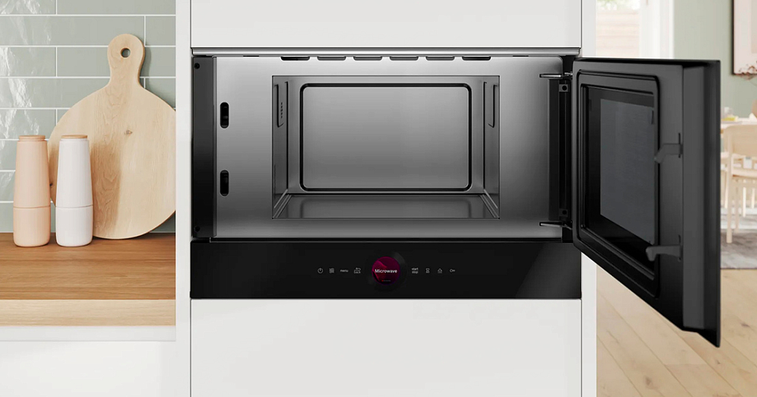 Микроволновая печь встраиваемая Bosch BFR7221B1, черный в TehnoAdept