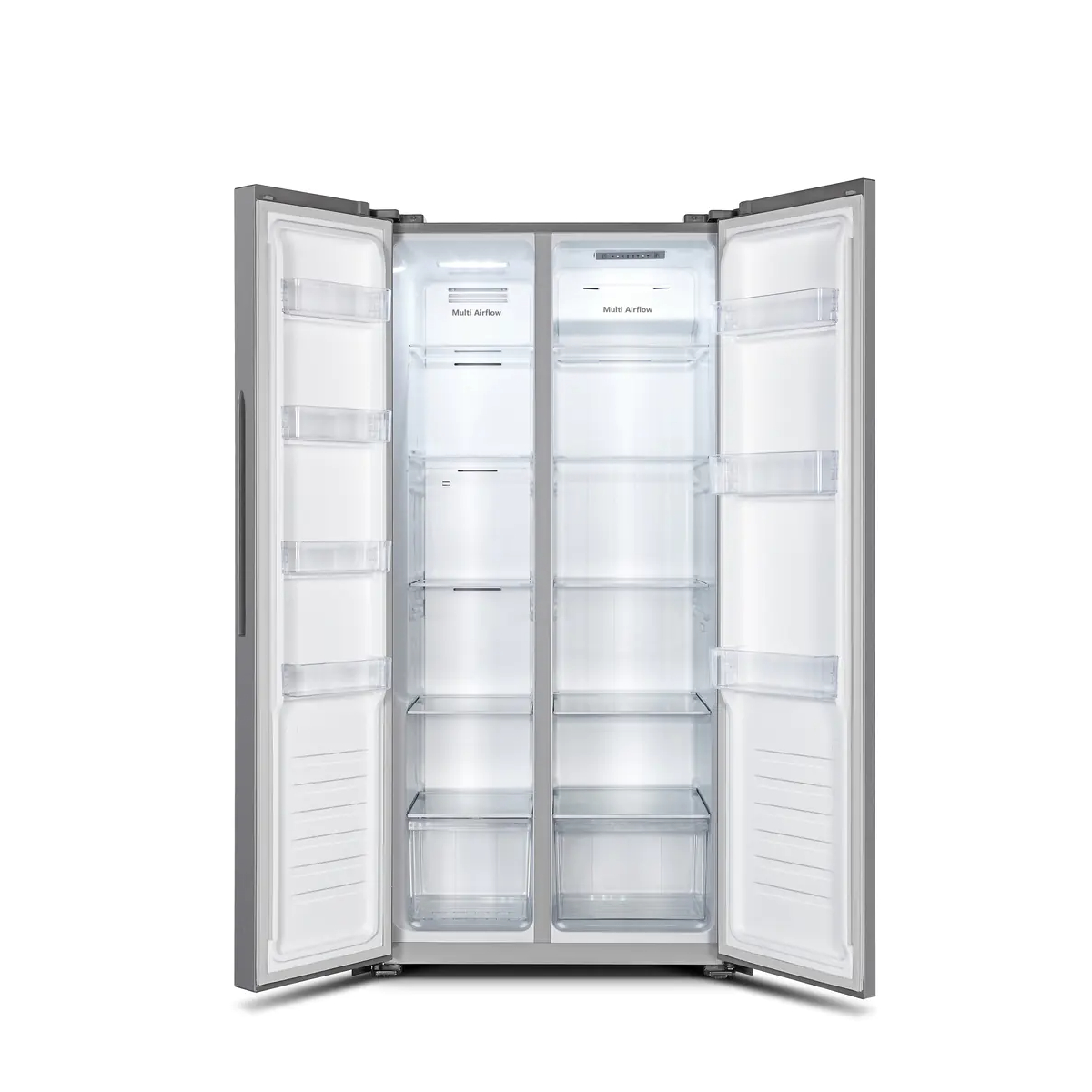 Холодильник Side-by-Side Gorenje NRS81714SI, серый металлик в TehnoAdept