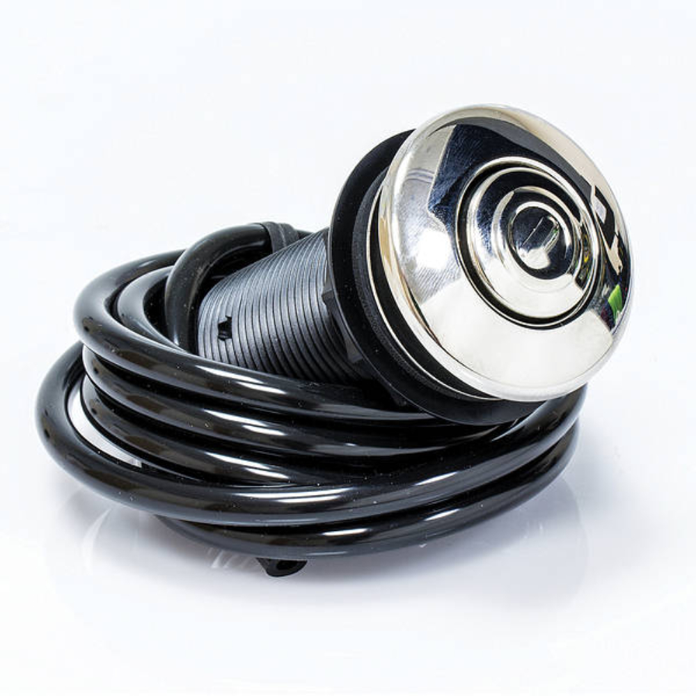 Пневмокнопка InSinkErator Air Switch Button & Bellow (New Style), хром в TehnoAdept