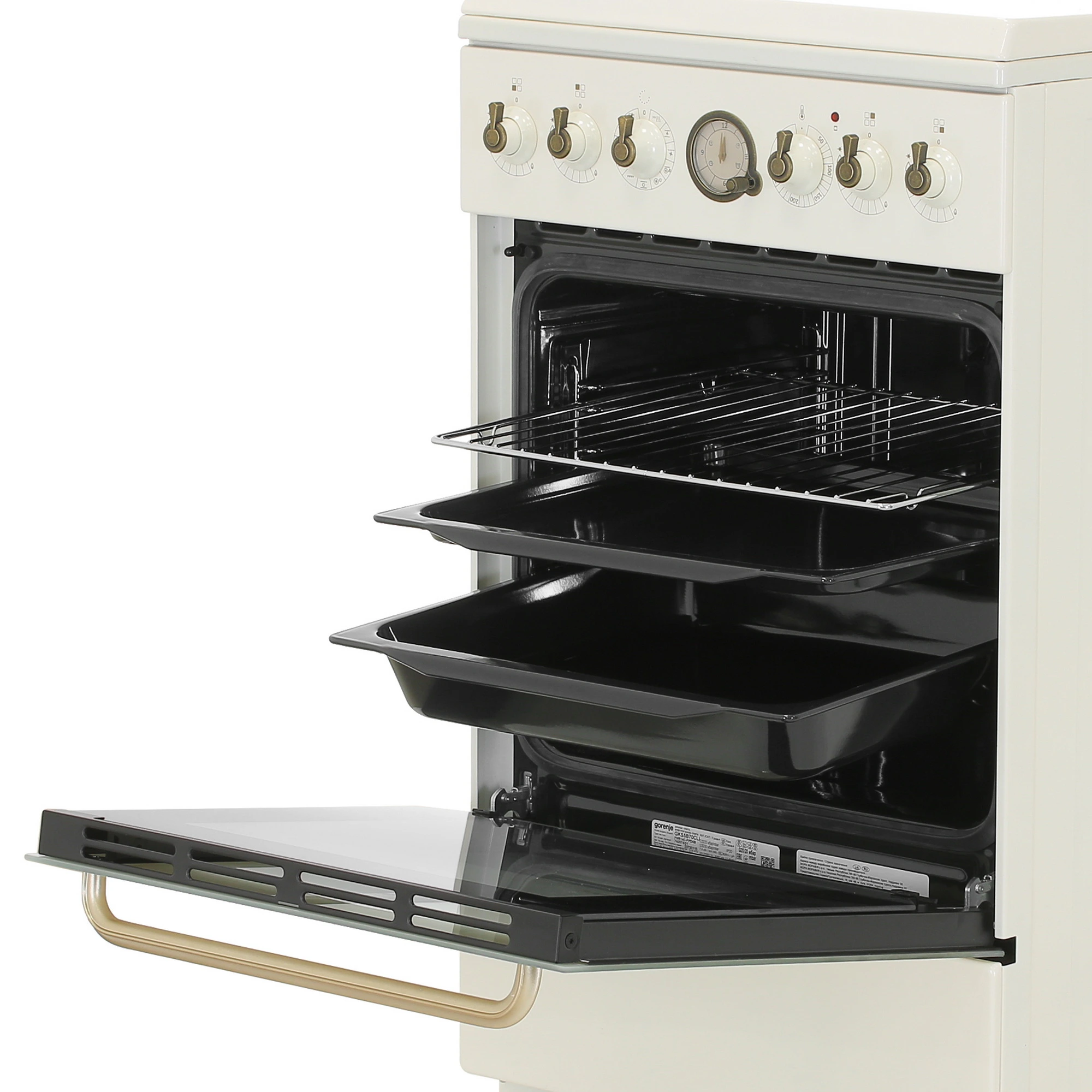 Плита комбинированная Gorenje GKS5B70CLI, бежевый в TehnoAdept