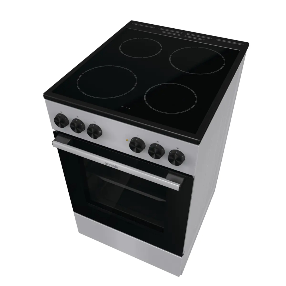 Плита электрическая Gorenje GEC5A12SG, серый/черный в TehnoAdept