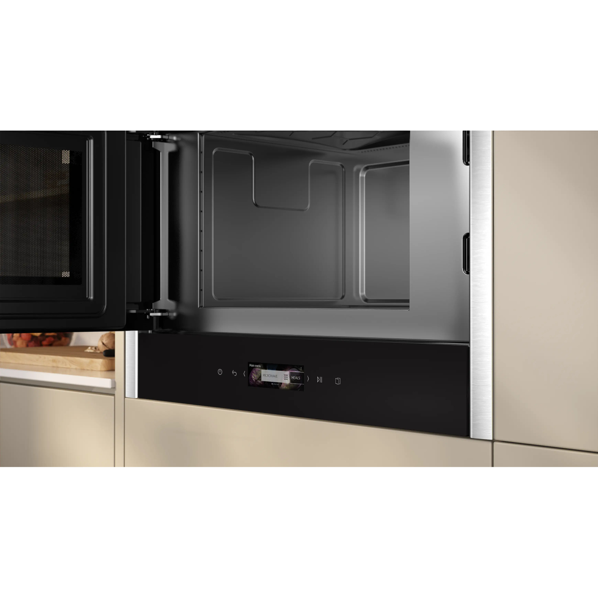 Микроволновая печь встраиваемая Neff NL4WR21N1, нержавеющая сталь/черный в TehnoAdept