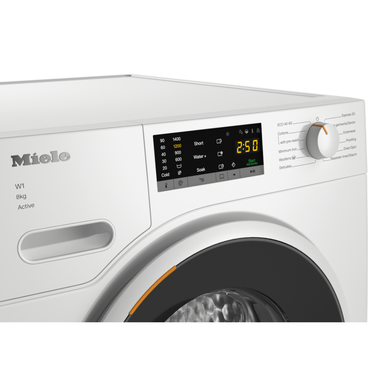 Стиральная машина Miele WWA120 WCS 8kg Active LOWE Lotus White, белый лотос в TehnoAdept