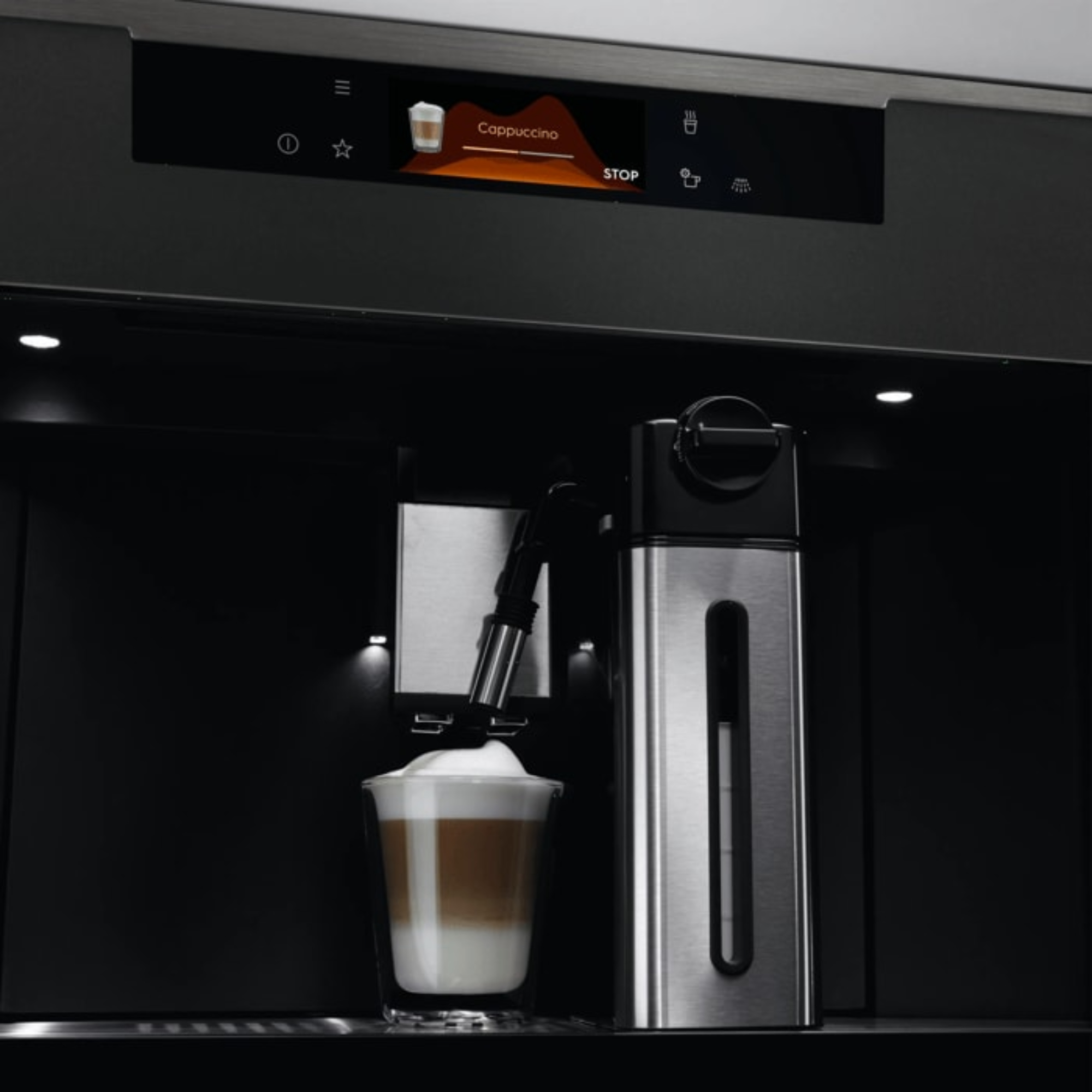 Кофемашина автоматическая встраиваемая Electrolux KBC85T, черный в TehnoAdept