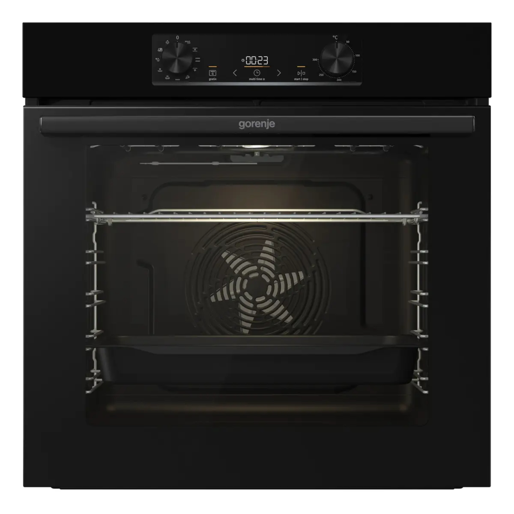 Духовой шкаф электрический Gorenje BO6735E02BKOT, черный в TehnoAdept