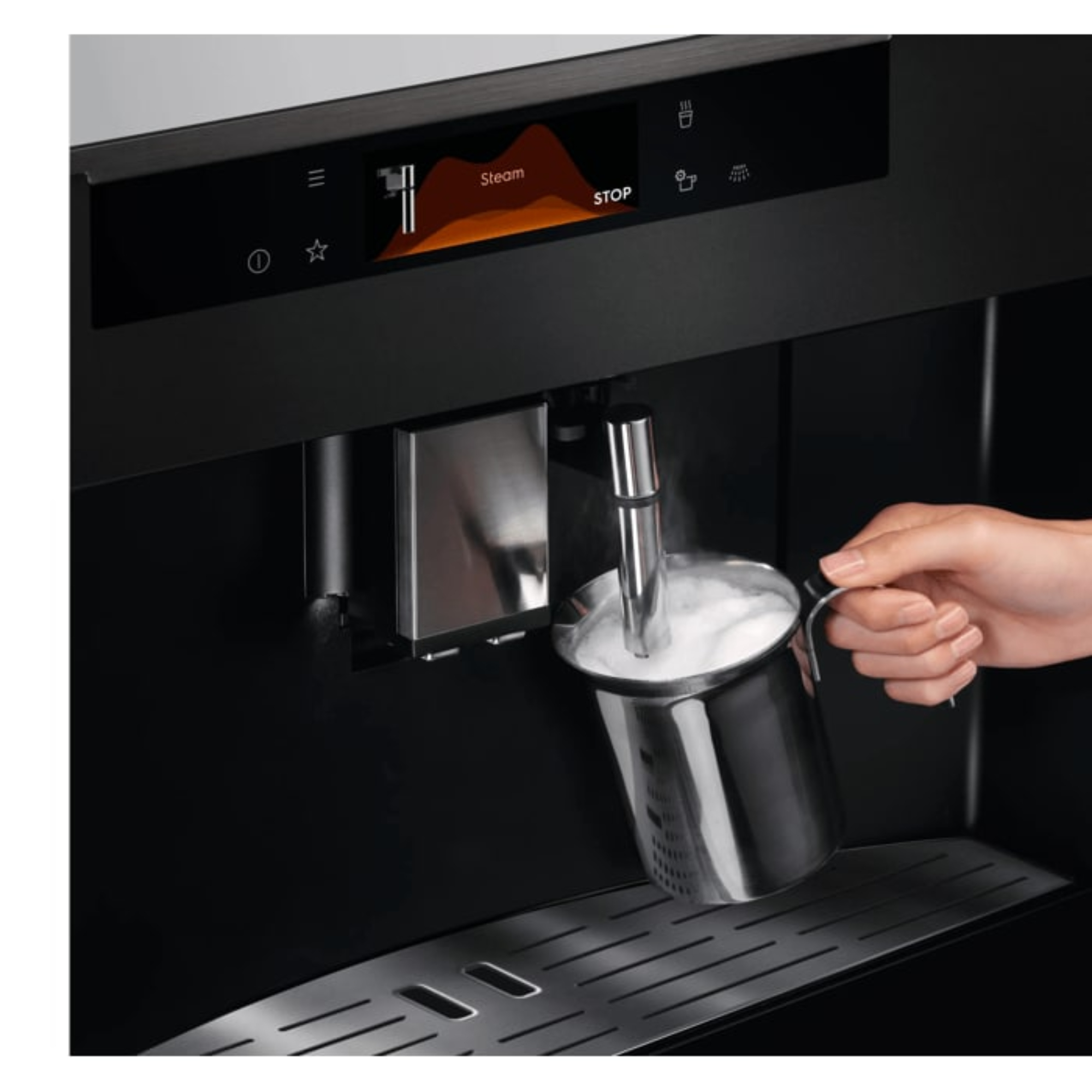 Кофемашина автоматическая встраиваемая Electrolux KBC85T, черный в TehnoAdept