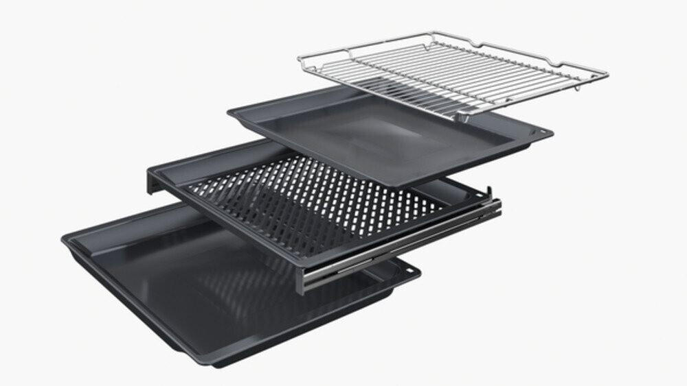 Духовой шкаф электрический Bosch HBG976MM1, матовый черный в TehnoAdept