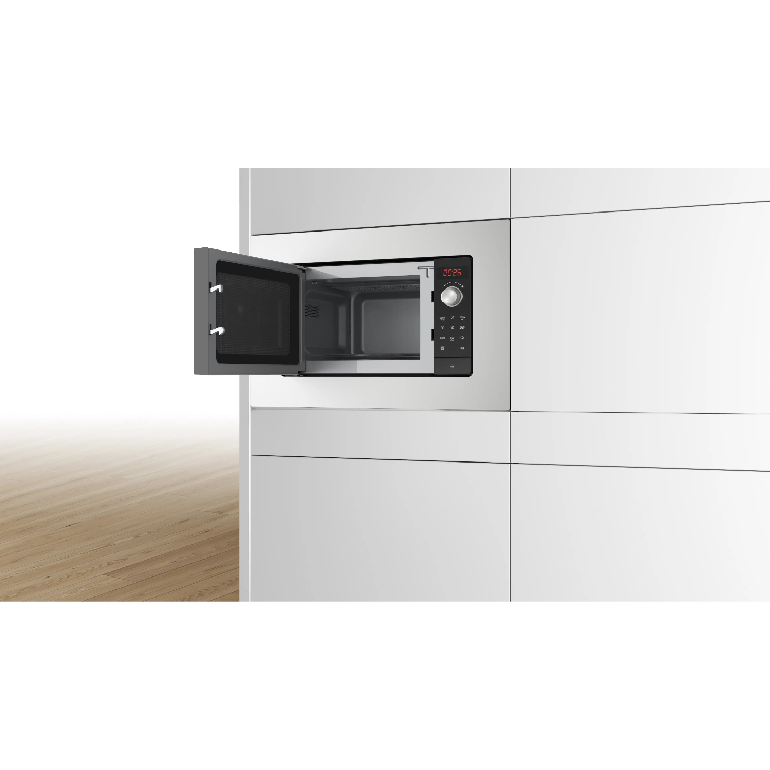 Микроволновая печь встраиваемая Bosch BFL623MS3, серебристый/черный в TehnoAdept