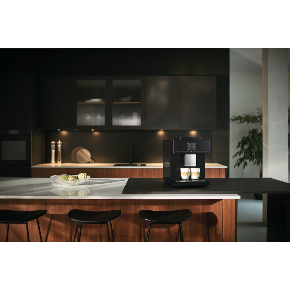 Кофемашина автоматическая Miele CM 7750 CoffeeSelect OBSW Obsidian Black, обсидиан черный в TehnoAdept