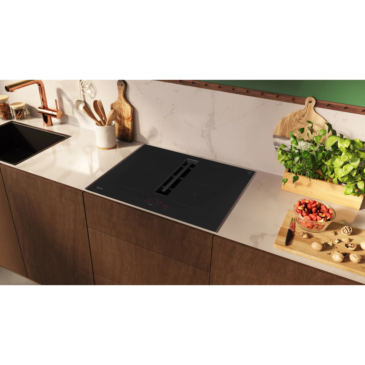 Варочная панель индукционная Neff V57YHQ4C0, черный в TehnoAdept
