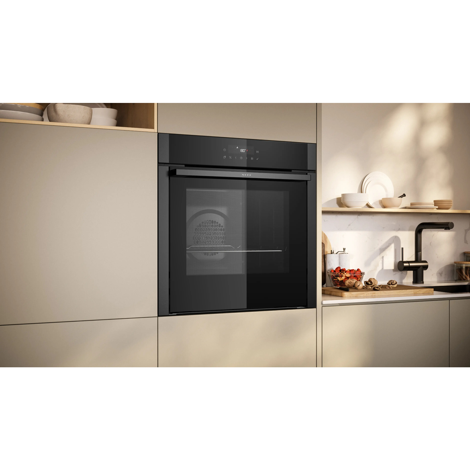 Духовой шкаф электрический Neff B6ACJ7AG3, черный в TehnoAdept