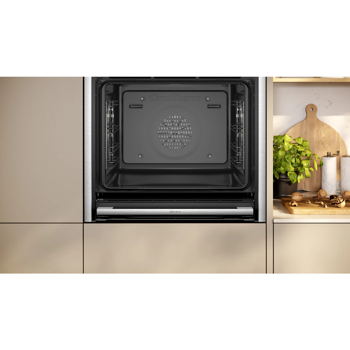 Духовой шкаф электрический Neff B64CS31N0, черный/нержавеющая сталь в TehnoAdept