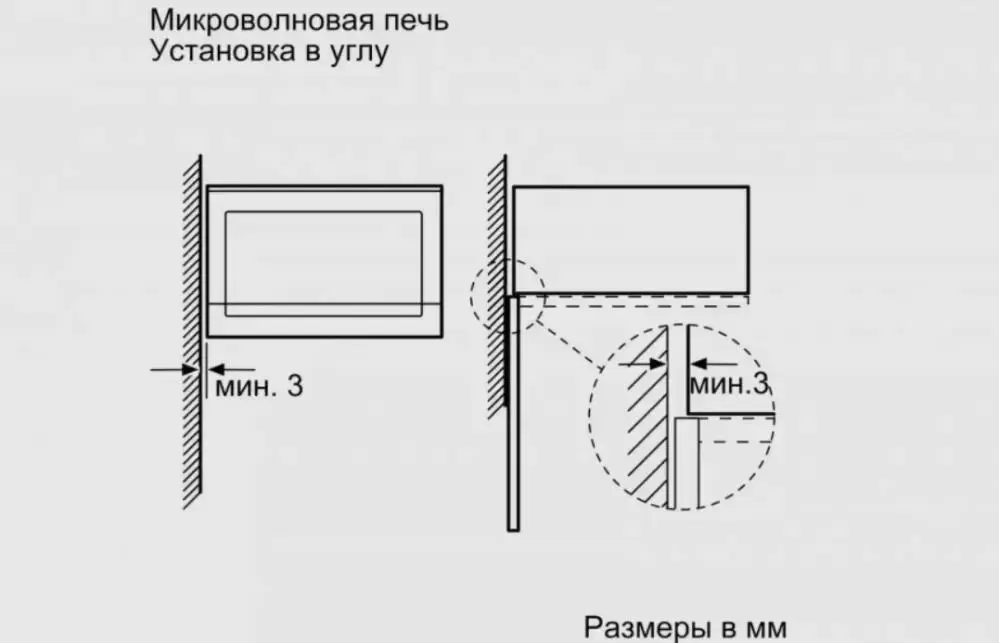 Микроволновая печь встраиваемая Bosch BFL524MB0 черный в TehnoAdept