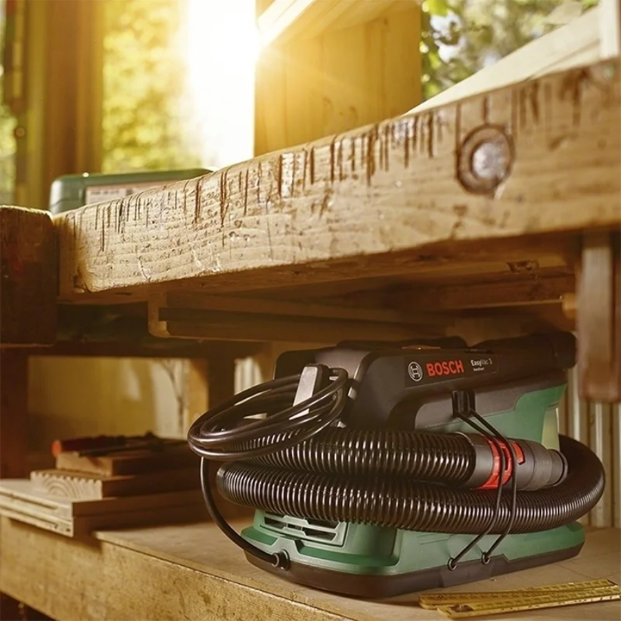 Пылесос строительный Bosch EasyVac 3 (06033D1000), зеленый в TehnoAdept