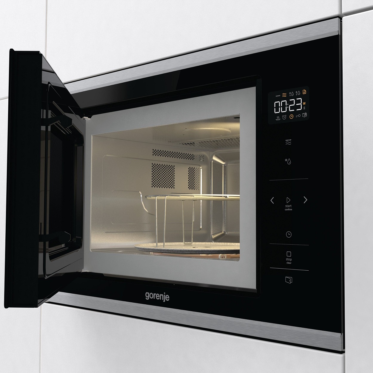 Микроволновая печь встраиваемая Gorenje BMX251SG2BG, черный в TehnoAdept