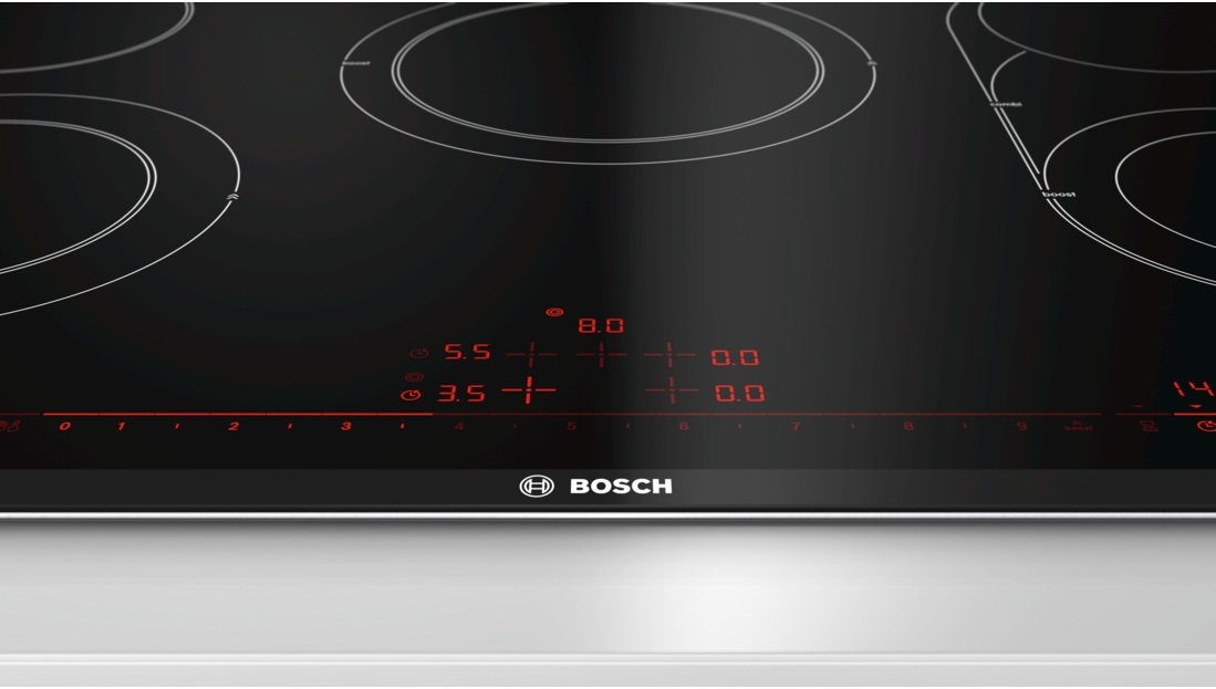 Варочная панель электрическая Bosch PKM875DP1D, черный в TehnoAdept