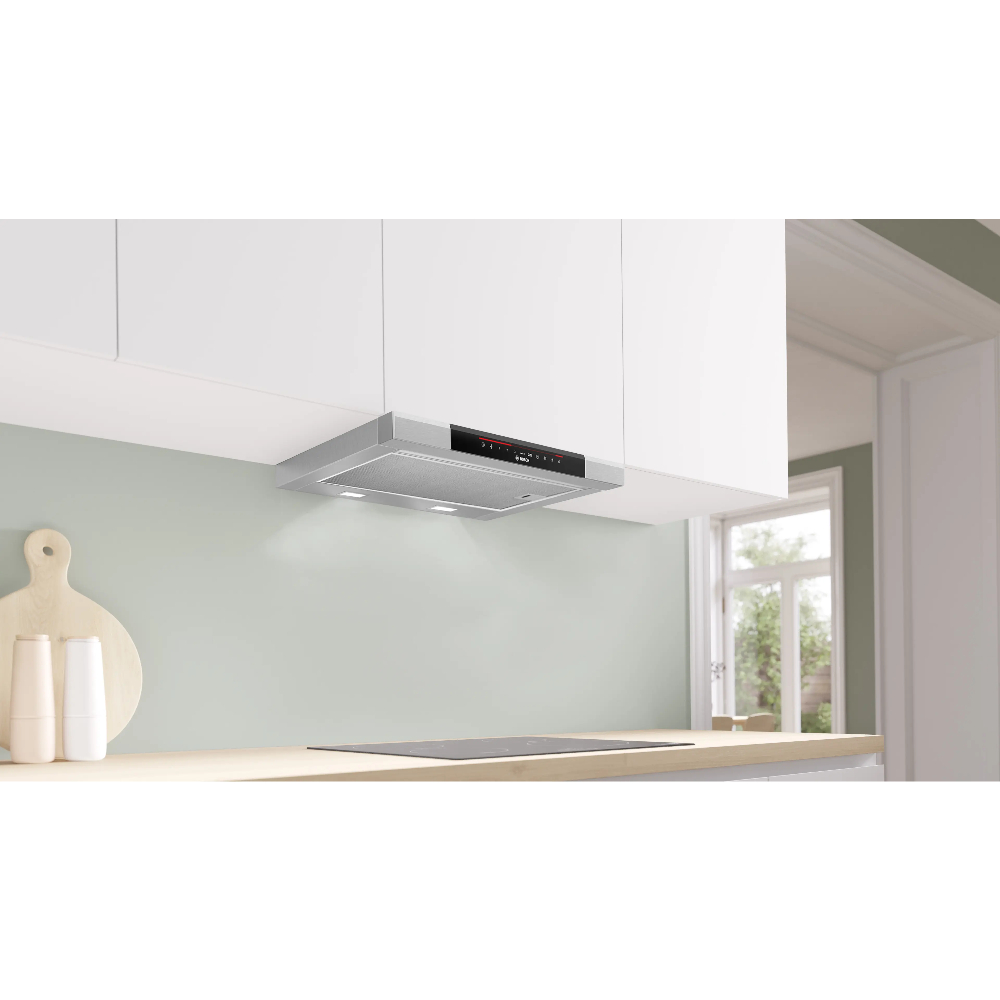 Вытяжка встраиваема Bosch DFS067K51, нержавеющая сталь в TehnoAdept